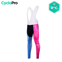COLLANT CYCLISTE À FLEURS POUR FEMMES - HIVER collant thermique femme GT-Cycle Outdoor Store Avec XS 