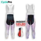 COLLANT CYCLISTE AUTOMNE HOMME VIOLET - TEINTE+ cuissard long homme GT-Cycle Outdoor Store 