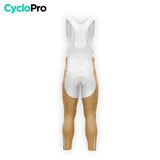 COLLANT CYCLISTE HIVER HOMME / MARRON - CUBIC+ cuissard long homme GT-Cycle Outdoor Store 