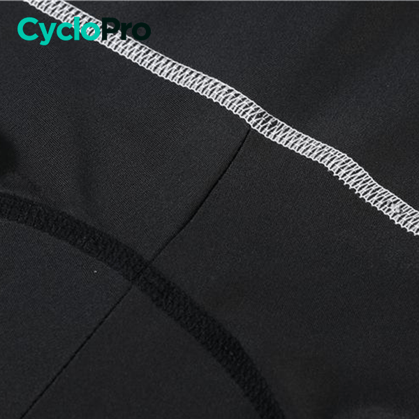 COLLANT CYCLISTE LISERE BLANC - AUTOMNE - HOMME Cuissard long pour cycliste homme CycloPro 