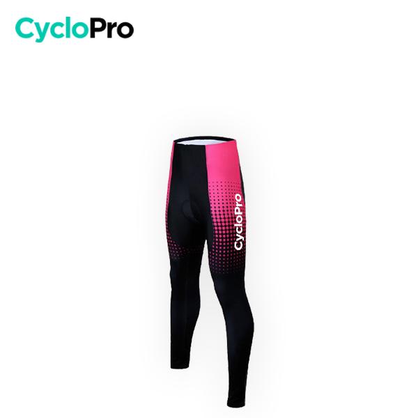 COLLANT CYCLISTE POUR FEMMES AUTOMNE - PINK BUBBLE Collant automne femme CycloPro Sans XL 