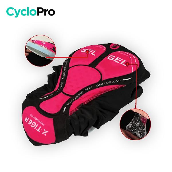 COLLANT CYCLISTE POUR FEMMES AUTOMNE - SPLASH+ - DESTOCKAGE Collant automne femme CycloPro 