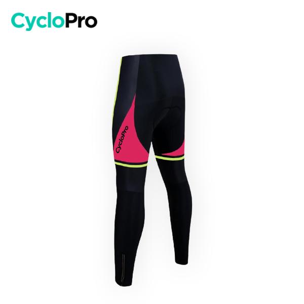 COLLANT CYCLISTE POUR FEMMES HIVER ROSE - OPTIMUM+ Collant automne femme CycloPro 