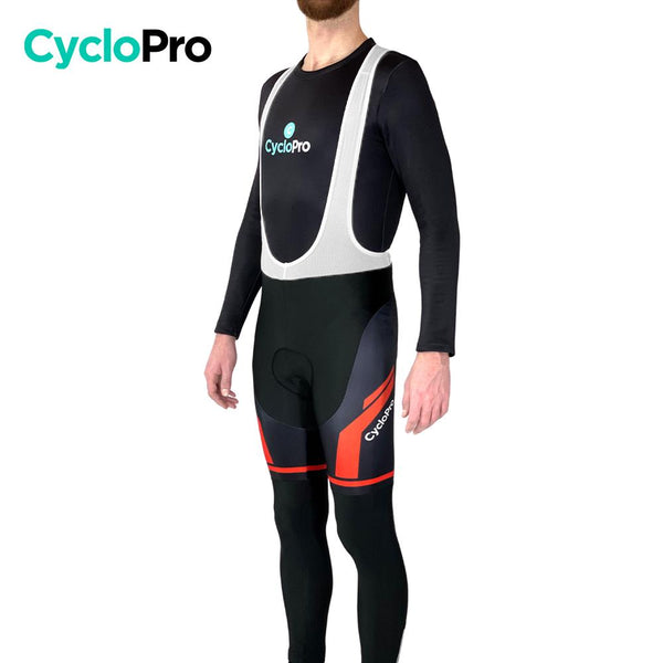 COLLANT CYCLISTE ROUGE - AUTOMNE - HOMME cuissard long homme GT-Cycle Outdoor Store 