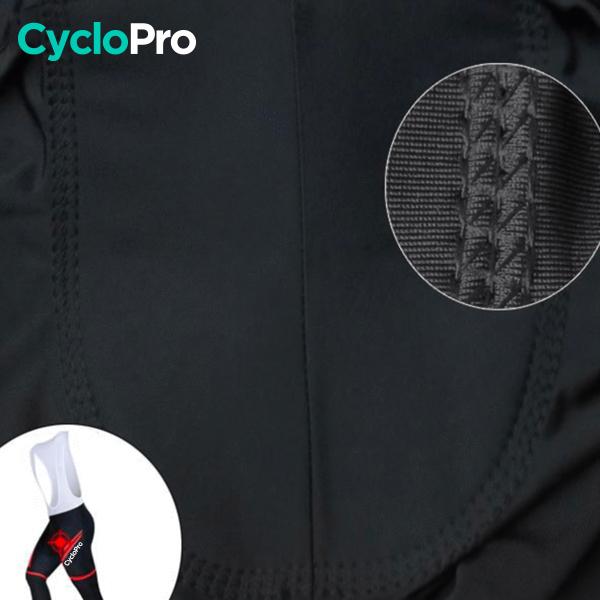 COLLANT CYCLISTE ROUGE - AUTOMNE - HOMME cuissard long homme GT-Cycle Outdoor Store 