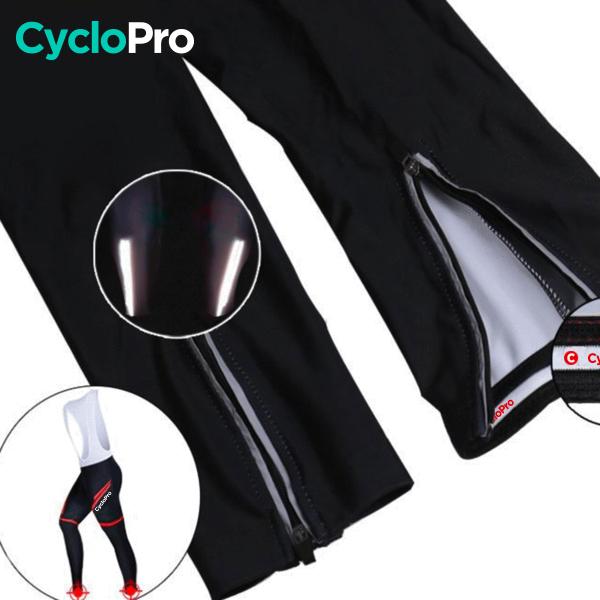 COLLANT CYCLISTE ROUGE - AUTOMNE - HOMME cuissard long homme GT-Cycle Outdoor Store 