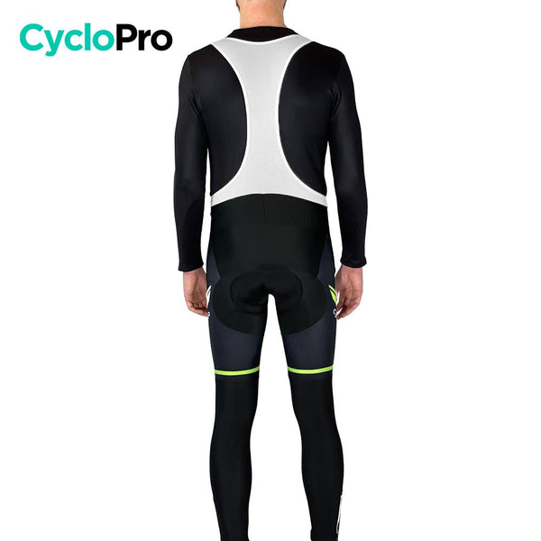 COLLANT CYCLISTE THERMIQUE VERT - HIVER - HOMME - DESTOCKAGE cuissard thermique GT-Cycle Outdoor Store 