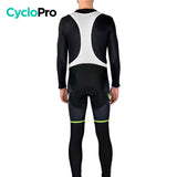 COLLANT CYCLISTE THERMIQUE VERT - HIVER - HOMME - DESTOCKAGE cuissard thermique GT-Cycle Outdoor Store 