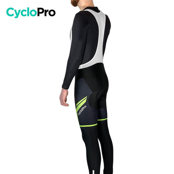 COLLANT CYCLISTE THERMIQUE VERT - HIVER - HOMME - DESTOCKAGE cuissard thermique GT-Cycle Outdoor Store 