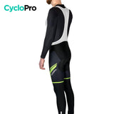 COLLANT CYCLISTE THERMIQUE VERT - HIVER - HOMME - DESTOCKAGE cuissard thermique GT-Cycle Outdoor Store 
