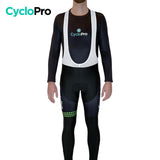COLLANT CYCLISTE VERT LIBERTY+ - HIVER - DESTOCKAGE collant thermique homme GT-Cycle Outdoor Store XS Avec Bretelles 