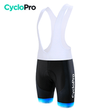 Cuissard Bleu pour VTT et Cyclisme - Evasion+ GT-Cycle Outdoor Store Noir et bleu Avec S