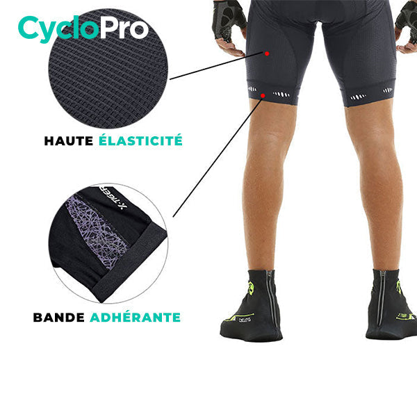 Cuissard Cyclisme et VTT - Reflect+ - DESTOCKAGE Cuissard court homme CycloPro 