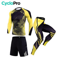 Ensemble running complet - Perform+ Ensemble running GT-Cycle Outdoor Store Ensemble Jaune / Noir S 