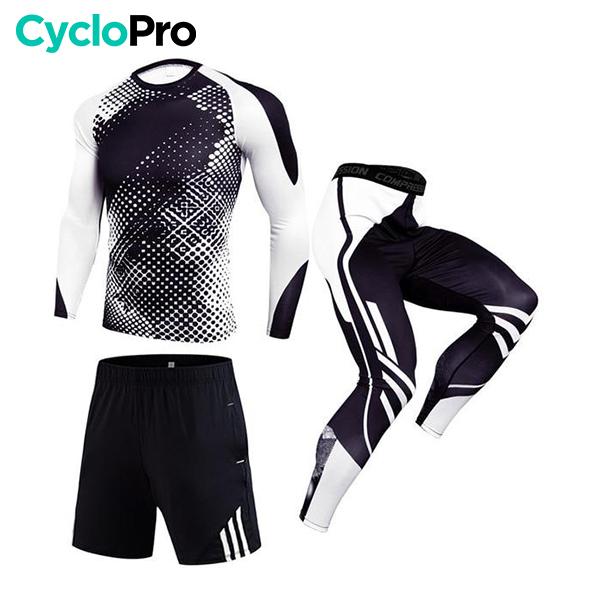 Ensemble running complet - Perform+ Ensemble running GT-Cycle Outdoor Store Ensemble Noir/blanc S 