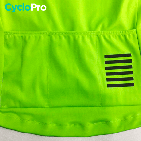 Maillot Coupe-vent et imperméable Jaune - Pro Fit Veste coupe-vent cyclisme CycloPro 