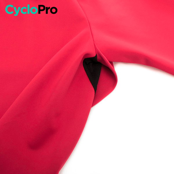 Maillot Coupe-vent et imperméable Rouge - Pro Fit Veste coupe-vent cyclisme CycloPro 