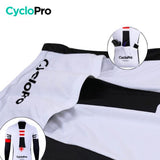 Maillot Cyclisme sans manches Noir et Blanc - Performance maillot cyclisme sans manches GT-Cycle Outdoor Store 