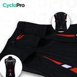 Maillot Cyclisme sans manches Noir et Rouge - Dynamo maillot sans manches GT-Cycle Outdoor Store 