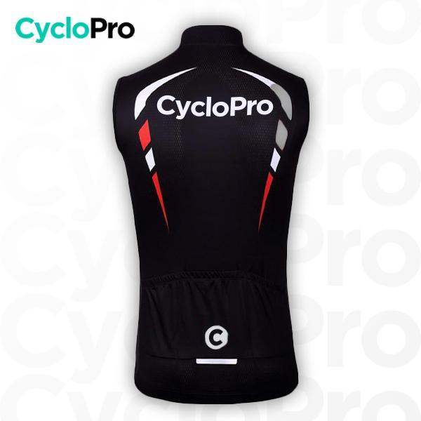 Maillot Cyclisme sans manches Noir et Rouge - Dynamo maillot sans manches GT-Cycle Outdoor Store 