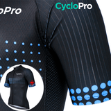 Maillot de cyclisme Bleu - Liberty+ Maillot court cyclisme GT-Cycle Outdoor Store 