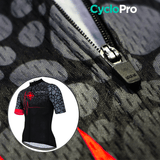 Maillot de cyclisme Rouge - Pulsation+- DESTOCKAGE Maillot court cyclisme GT-Cycle Outdoor Store 