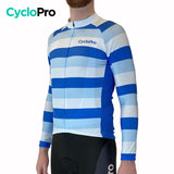 MAILLOT LONG DE CYCLISME BLEU - AUTOMNE - ÉVASION+ Maillot long pour homme GT-Cycle Outdoor Store 