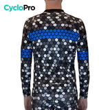 MAILLOT LONG DE CYCLISME BLEU - HIVER - ATMOSPHERE+ Maillot thermique homme GT-Cycle Outdoor Store 