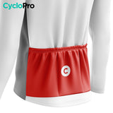 MAILLOT LONG DE CYCLISME - HIVER - MONT VENTOUX - DESTOCKAGE Maillot thermique homme Cyclo Pro 