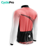 MAILLOT LONG DE CYCLISME HIVER ROUGE - TRACE+ Maillot thermique homme GT-Cycle Outdoor Store 