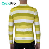 MAILLOT LONG DE CYCLISME JAUNE - AUTOMNE - ÉVASION+ Maillot long pour homme GT-Cycle Outdoor Store 