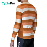 MAILLOT LONG DE CYCLISME ORANGE - AUTOMNE - ÉVASION+ Maillot long pour homme GT-Cycle Outdoor Store 