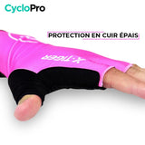 Mitaines Cycliste Femme Rose - Flash+ X-TIGER Official Store 