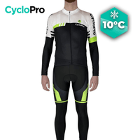 Tenue Cycliste Automne Blanche et Verte - Pro+ tenue de cyclisme automne GT-Cycle Outdoor Store Avec XS 