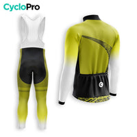 TENUE CYCLISTE AUTOMNE HOMME JAUNE - TRACE+ tenue cyclisme homme CycloPro 
