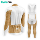 TENUE CYCLISTE AUTOMNE HOMME MARRON - CUBIC+ tenue cyclisme homme CycloPro 