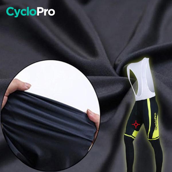 TENUE CYCLISTE AUTOMNE JAUNE - SQUAD+ tenue cyclisme homme CycloPro 