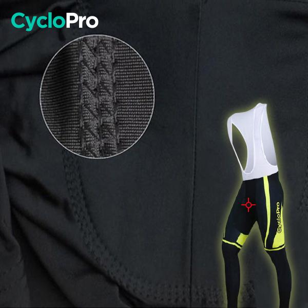 TENUE CYCLISTE AUTOMNE JAUNE - SQUAD+ tenue cyclisme homme CycloPro 
