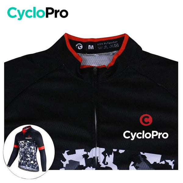 Tenue cycliste Automne Noir et rouge - Military Tenue de cyclisme automne homme GT-Cycle Outdoor Store 