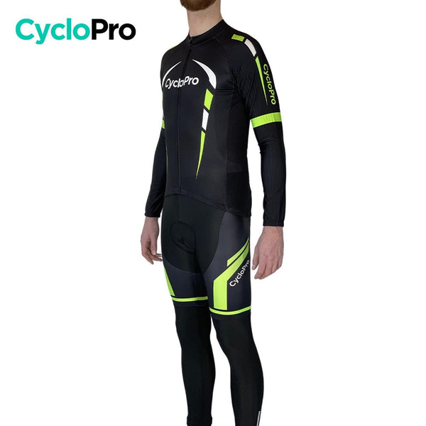 Tenue cycliste automne Noire et Verte - Scorpion+ tenue de cyclisme automne GT-Cycle Outdoor Store 