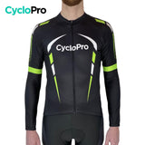 Tenue cycliste automne Noire et Verte - Scorpion+ tenue de cyclisme automne GT-Cycle Outdoor Store 