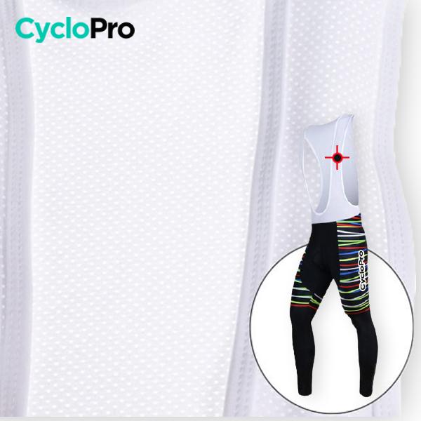 TENUE CYCLISTE AUTOMNE NOIRE - HAPPY+ tenue de cyclisme CycloPro 