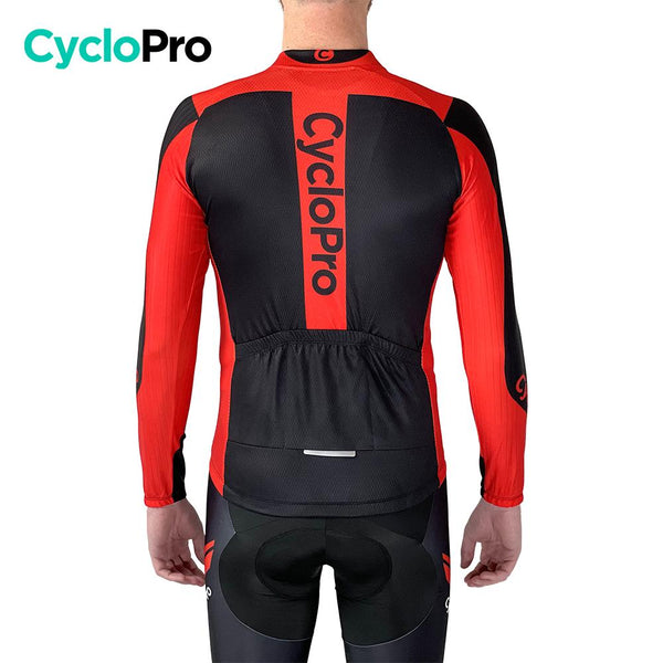 Tenue cycliste automne rouge - Flash+ Tenue de cyclisme automne homme GT-Cycle Outdoor Store 