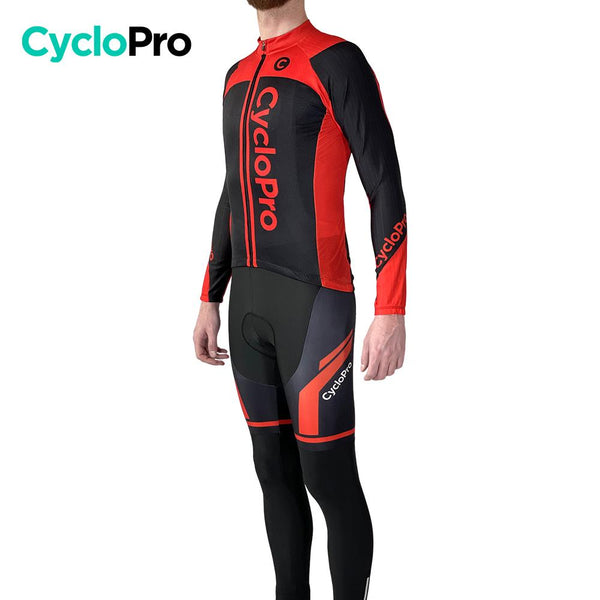 Tenue cycliste automne rouge - Flash+ Tenue de cyclisme automne homme GT-Cycle Outdoor Store 