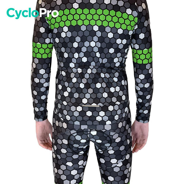 Tenue cycliste automne Verte Homme - Atmosphère+ tenue de cyclisme automne GT-Cycle Outdoor Store 