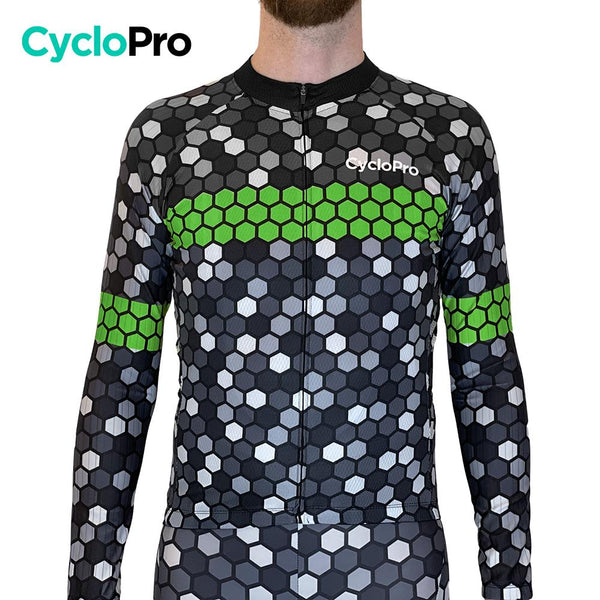 Tenue cycliste automne Verte Homme - Atmosphère+ tenue de cyclisme automne GT-Cycle Outdoor Store 