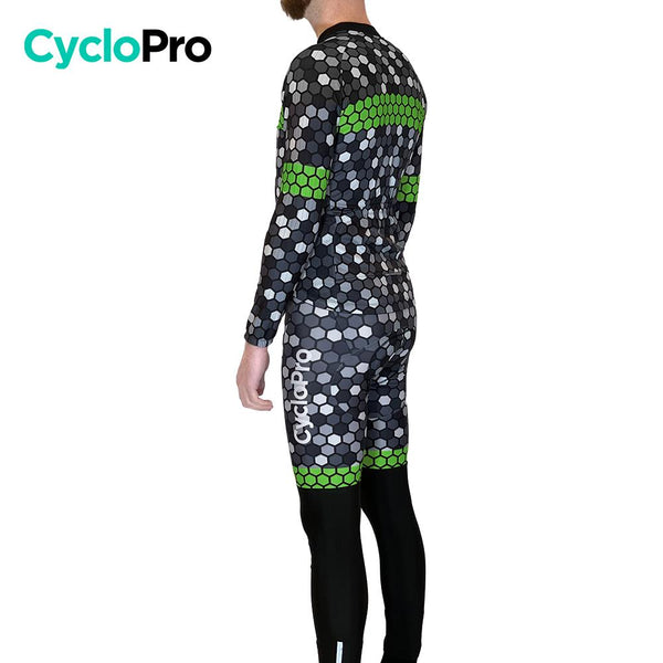 Tenue cycliste automne Verte Homme - Atmosphère+ tenue de cyclisme automne GT-Cycle Outdoor Store 