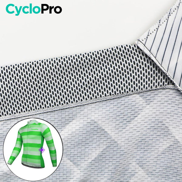 Tenue cycliste automne Verte Homme - Evasion+ tenue de cyclisme automne GT-Cycle Outdoor Store 