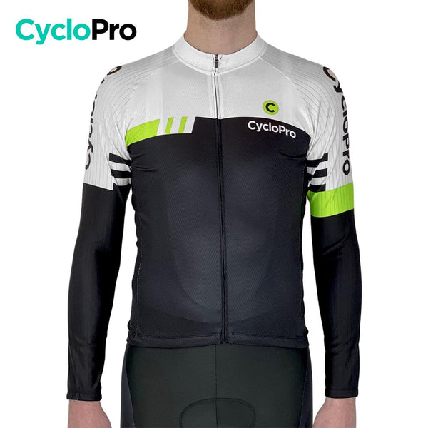 Tenue Cycliste Hiver Blanche et Verte - Pro+ tenue de cyclisme hiver GT-Cycle Outdoor Store 