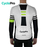 Tenue Cycliste Hiver Blanche et Verte - Pro+ tenue de cyclisme hiver GT-Cycle Outdoor Store 